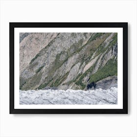 Glacier In The Mountains Art Print