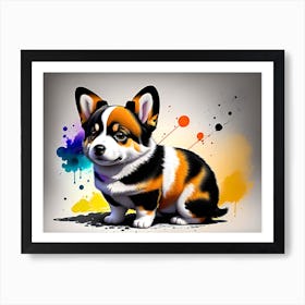 Corgi Painting 5 Art Print