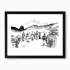 Edo Bridge 1 Art Print