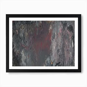 'Black And Red' Art Print