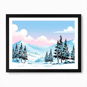 Winter Landscape 10 Art Print