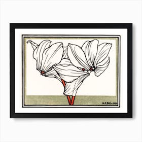 Cyclamen, Julie De Graag Art Print