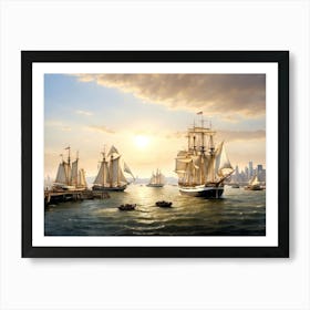 New York Harbor Art Print