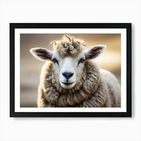Sheep Portrait Art Print
