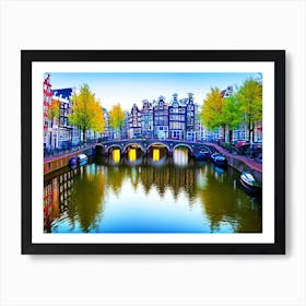 Amsterdam 25 Art Print