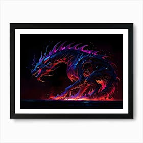 Dragon In The Dark 1 Art Print