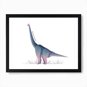 Brachiosaurus Dinosaur Art Print