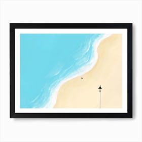 Horizontal Beach Art Print