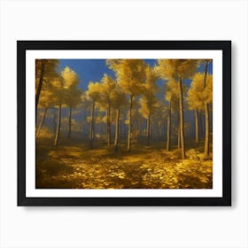 Autumn Forest 25 Art Print