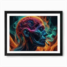 Smoking kills 1 Art Print