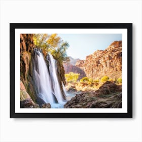 Grand Canyon Waterfall Poster