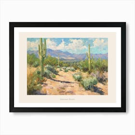 Western Landscapes Sonoran Desert Arizona 1 Poster Art Print