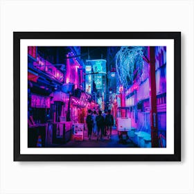 Candy Floss Neons  Art Print