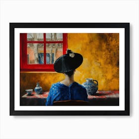 Contemporary Artwork Inspired By Johannes Vermeer 1 Art Print