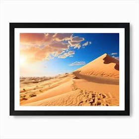 Desert Landscape 11 Art Print