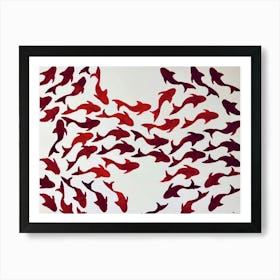 Ruby Fish Art Print