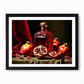 Pomegranate And Pomegranate Art Print