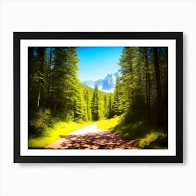 Road In The Mountains Art Print