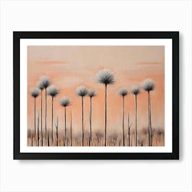 Australian native flowers Art Print