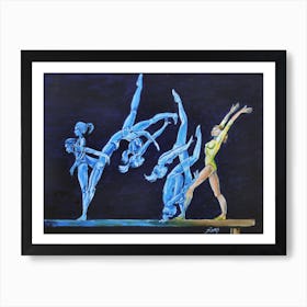 free back walkover Art Print