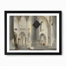 The Interior Of The Grote Kerk At Haarlem, Pieter Saenredam Art Print