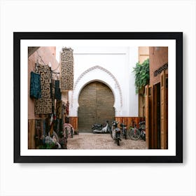 Welcome To The Medina Marrakech Travel Photography Art Print