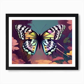 Butterfly In The Forest Art Print