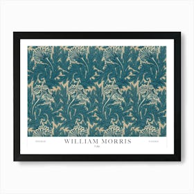 William Morris Prints Tulip Landscape Botanical Vintage Art Print