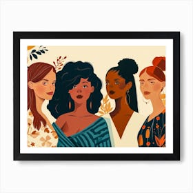 Group Of Women 8 Art Print