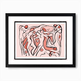 Psychedelic Nudes 2 Art Print