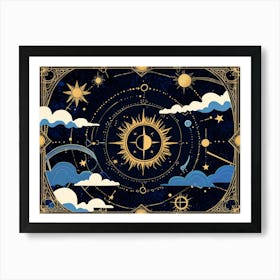 Astrology Art Print