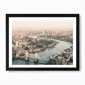 London From Above Art Print