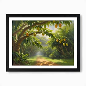 Mango Tree Nature Art Print