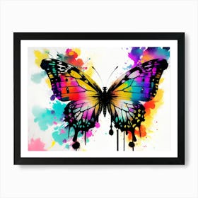 Colorful Butterfly 100 Art Print