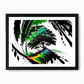 Rainbow Tree 1 Art Print