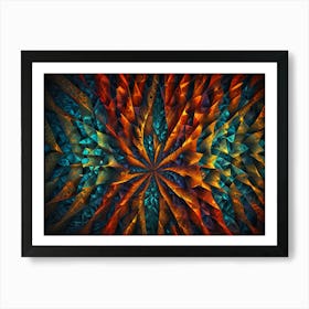 Emergent Patterns Converge Art Print