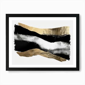 Black And Gold 63 Art Print