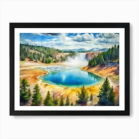 Yellowstone National Park Usa (1) Art Print