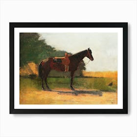 Saddle Horse in Farm Yard (ca. 1870–1875), Winslow Homer Art Print