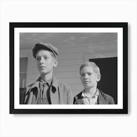 Sons Of Farmer, Chicot Farms, Arkansas By Russell Lee 1 Art Print