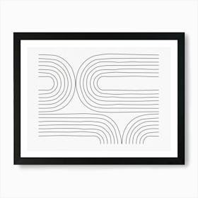 Wavy Lines 1 Art Print