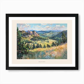 Western Landscapes Black Hills South Dakota 4 Poster Art Print