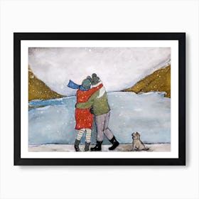 The Cuddle Art Print