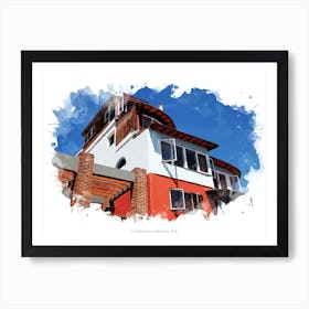 La Sebastiana, Valparaíso, Chile Art Print