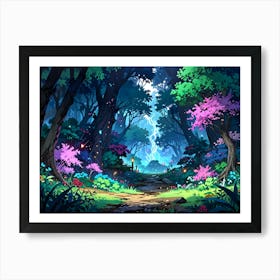 Forest Path 2 Art Print