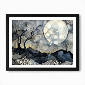 Moonscape Art Print