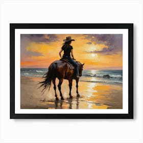 Cowgirl 10 40x30in 12000x9000px 37 Art Print