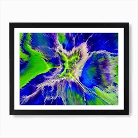 Acrylic Extruded Painting 370 Art Print