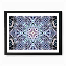 Abstract Mandala Eclipse Of The Sun 2 Art Print