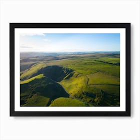 Aerial View Of The Moors Art Print